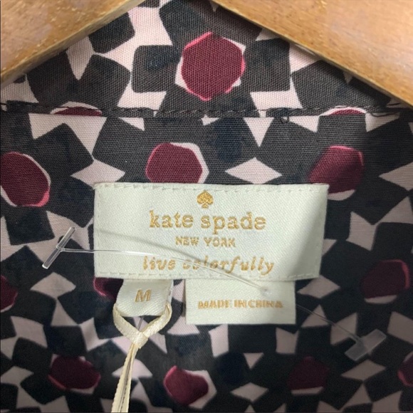 KATE SPADE RAMBLING ROSES RUFFLE TOP NWT - Picture 4 of 7